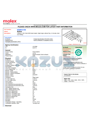 0026613140 datasheet - 3.96mm (.156