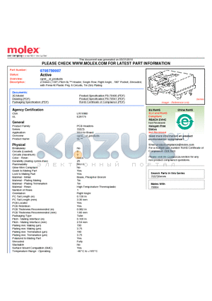 A-70575-0007 datasheet - 2.54mm (.100