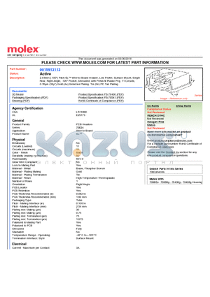 A-70634-0080 datasheet - 2.54mm (.100) Pitch SL Wire-to-Board Header, Low Profile, Surface Mount, Single Row, Right Angle, .120 Pocket, Shrouded, with Press-fit Plastic Peg, 11 Circuits