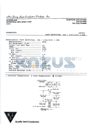 1N3892 datasheet - Fast Rectifier