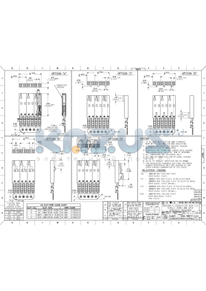 A-70977-0043 datasheet - ASSEMBLY, CONNECTOR BOX I.D. SINGLE ROW / . 100 GRID GROUPED HOUSINGS