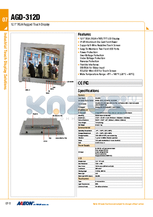 AGD-312DHTT-A1-1010 datasheet - 12.1