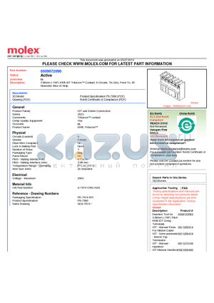 A-7674-C09L102A datasheet - 3.96mm (.156