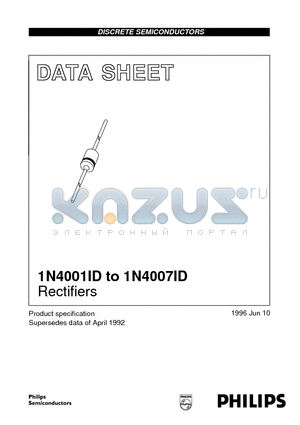 1N4004ID datasheet - Rectifiers