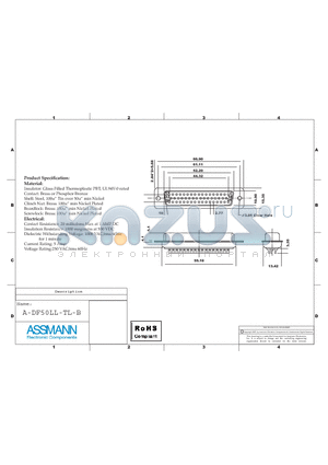 A-DF50LL-TL-B-R datasheet - GLASS-FILLED THERMOPLASTIC PBT