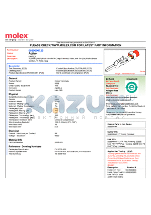 0039000125 datasheet - 4.20mm (.165