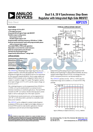 7447797180 datasheet - Dual 5 A, 20 V Synchronous Step-Down