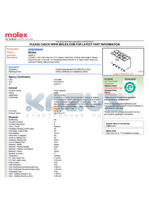 0039299045 datasheet - 4.20mm (.165