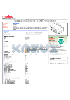 0039301021 datasheet - 4.20mm (.165