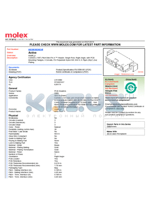 0039303034 datasheet - 4.20mm (.165