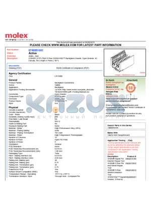 74695-1001 datasheet - 2.00mm (.079