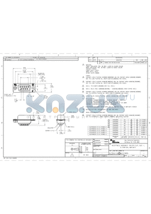 747905-4 datasheet - RECEPTACLE ASSEMBLY, SOLDER CUP, SIZE 1, 9 POSITION, AMPLMITE