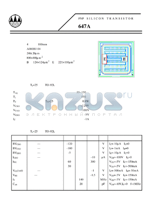 A080BJ-04 datasheet - PNP SILICON TRANSISTOR