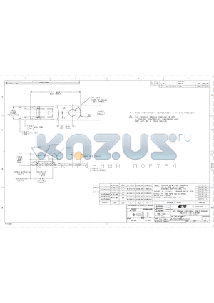 277151-7 datasheet - WIRE TERMINAL, RING TONGUE, SEALED COPALUM 55.5MM ALUMINUM 34.3MM COPPER