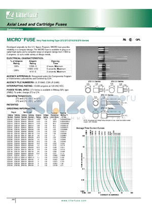 278.015 datasheet - Axial Lead and Cartridge Fuses