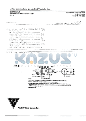 1N4553B datasheet - REF/RED DIODE, 10W < P(D)