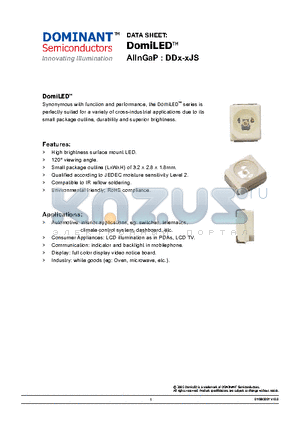 DDA-SJS-ST2-1 datasheet - LED AlInGaP