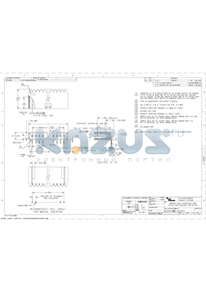 102203-3 datasheet - ASSEMBLY, MOD II, HEADER, SINGLE ROW .100 C/L, RIGHT ANGLE, WITH .025 SQ POST