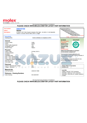 0082247704 datasheet - 2.54mm (.100