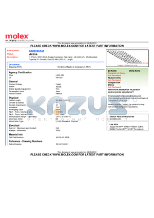 0082285541 datasheet - 1.27mm (.050