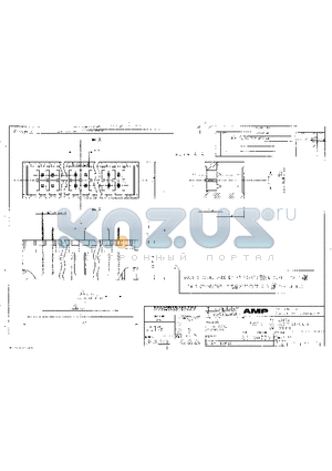 281271 datasheet - AMP-LATCH POST SUPPORT ASSY STRAIGHT LOW PROFILE