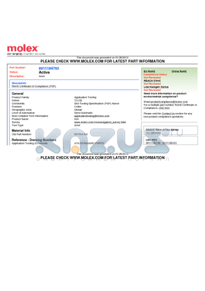 011184703 datasheet - Anvil