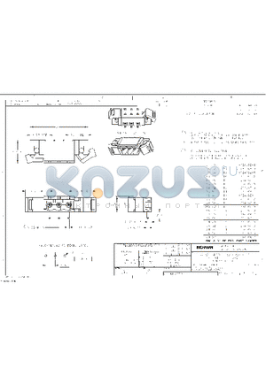 284008-4 datasheet - TERMINAL BLOCK HEADER ASSEMBLY 90  WITH EJECTORS 5.08mm PITCH