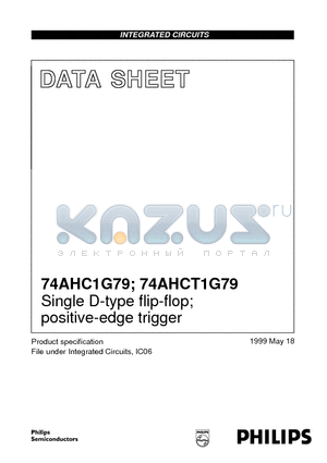 74AHC1G79 datasheet - Single D-type flip-flop; positive-edge trigger