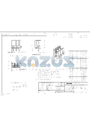 284518-7 datasheet - TERMINAL BLOCK HEADER ASSEMBLY STRAIGHT OPEN ENDS, STACKING W/INTERLOCK, 3.81mm PITCH