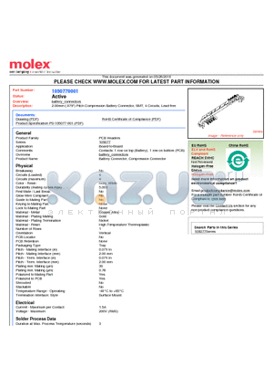 1050770001 datasheet - 2.00mm (.079