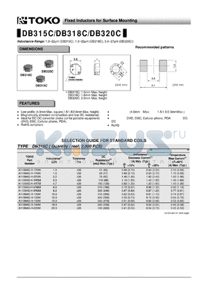A1109AS-H-100M datasheet - Fixed Inductors for Surface Mounting