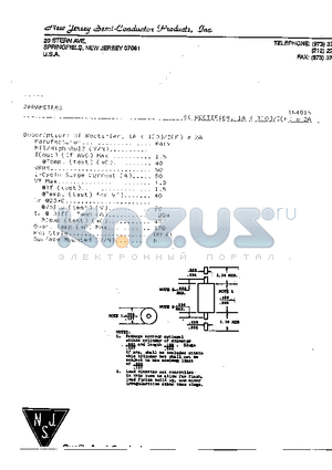 1N4816 datasheet - SI RECTIFIER