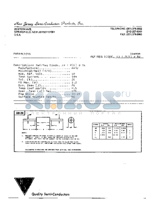 1N4838 datasheet - REF/RED DIODE