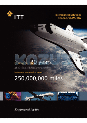 DEMM9PZNM-F225 datasheet - Ensuring over 20 years of mission critical communication between two worlds across 250,000,000 milies
