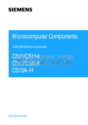 C511 datasheet - 8-Bit CMOS Microcontroller