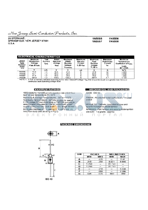 1N4958 datasheet - ELECTRICAL CHARACTERISTICS