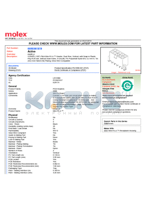 50-36-1819 datasheet - 4.20mm (.165