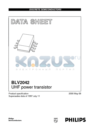 BLV2042 datasheet - UHF power transistor