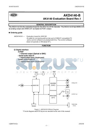 AK4140 datasheet - BTSC decoder