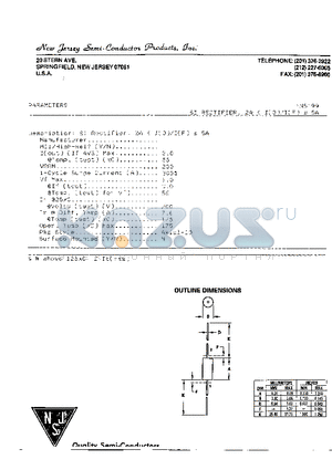 1N5199 datasheet - SI RECTIFIER