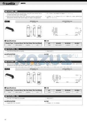 CIU86 datasheet - INVERTER