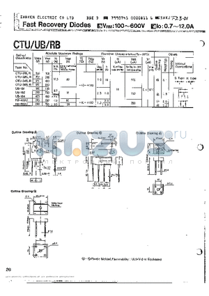 CTU-36S datasheet - Fast Recovery Diodes