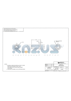 01827-2 datasheet - 0.040 P.C. PIN SOCKET