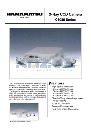 C6086-03 datasheet - X-Ray CCD Camera