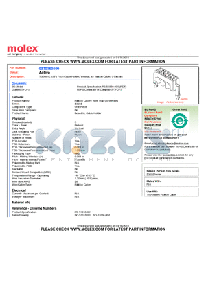 51016-0500 datasheet - 1.50mm (.059