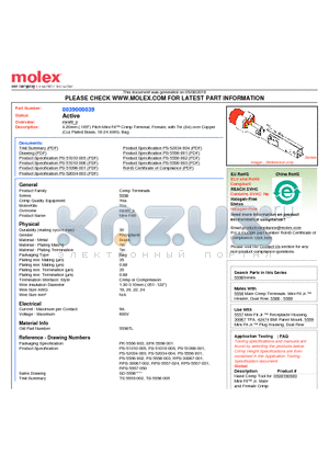 39-00-0039 datasheet - 4.20mm (.165