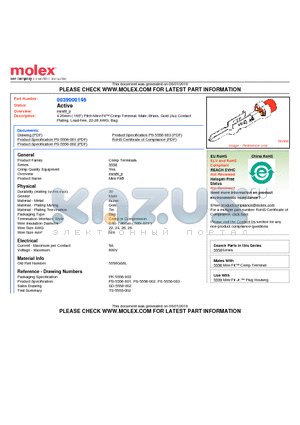 39-00-0146 datasheet - 4.20mm (.165