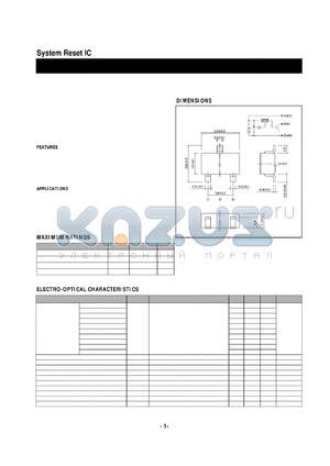 BMR-0302D datasheet - System Reset IC