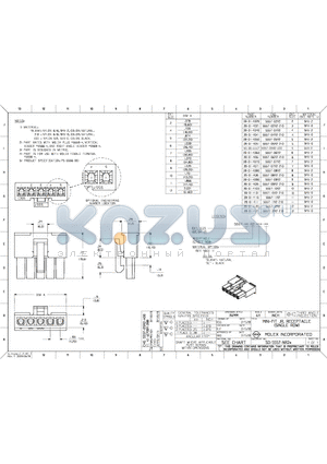 39-01-4111 datasheet - MINI-FIT JR.RECEPTACLE (SINGLE ROW)