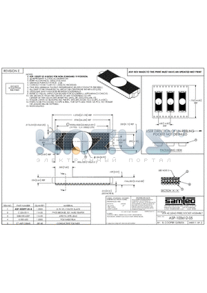 ASP-103597-01-B datasheet - VITA 42 (LEAD FREE) SOCKET ASSEMBLY